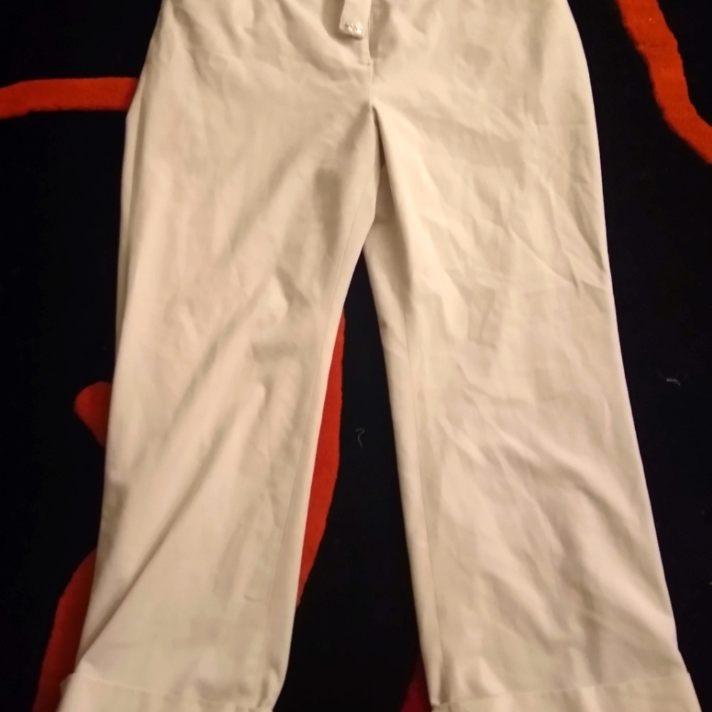 Lane Bryant light cream dress pants